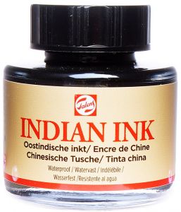 Tusz czarny Indian Ink Talens 30 ml